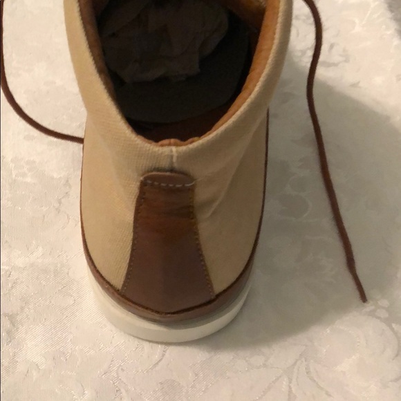 NEW Ben Sherman Tan Chukka Size 11 Sinclair Canvas - Picture 7 of 10